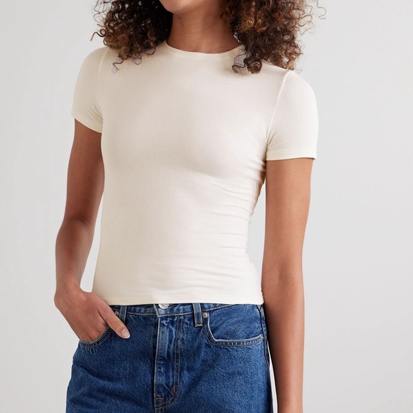 SKIMS Tops - Cotton jersey t-shirt skims